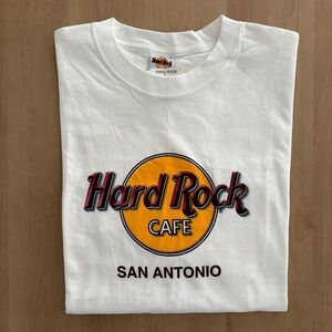 HARD ROCK CAFE San Antonio Short Sleeve T-shirt. White. Men’s Size XXL. NWT